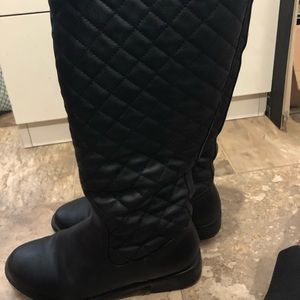 Aerosole quilted riding boots